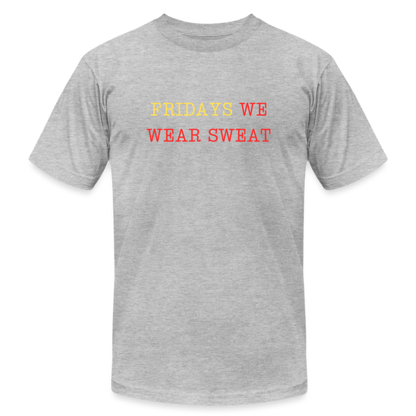 Fridays We Wear Sweat T-Shirt - heather gray